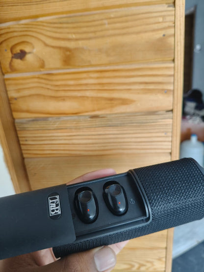 3-IN-1  Earbuds+Speakers+Power Bank